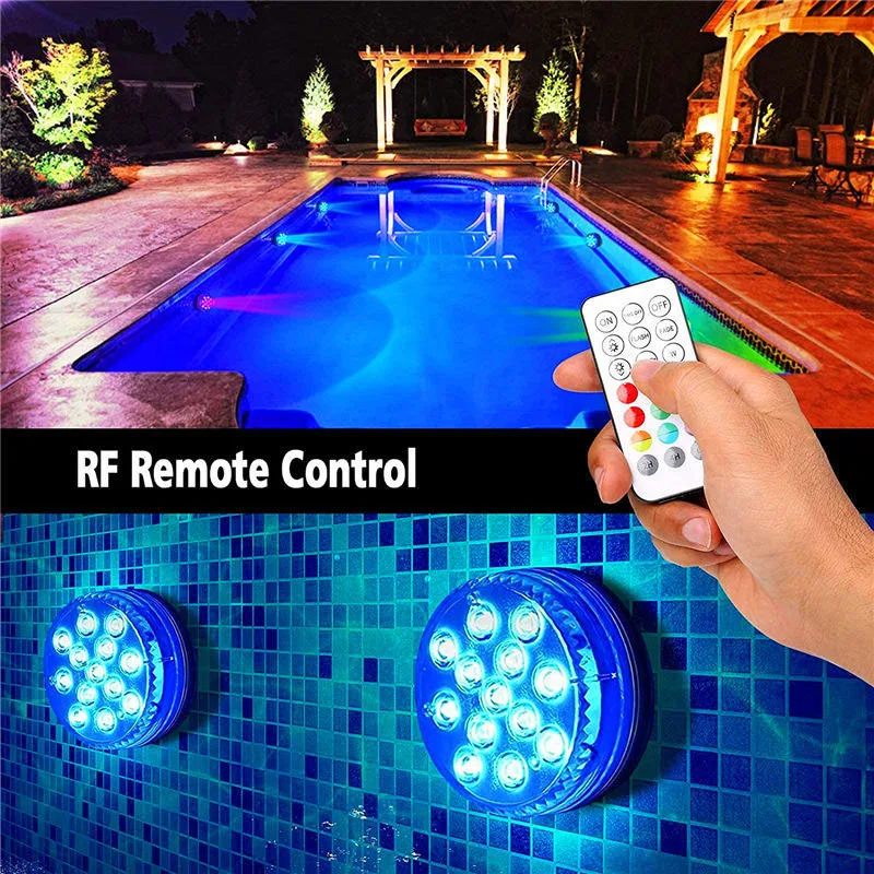 Pool Licht Unterwasser Schwimmbad Beleuchtung 13leds aktualisiert Tauch licht IP68 Outdoor-Scheinwerfer für Aquarium Aquarium Teich