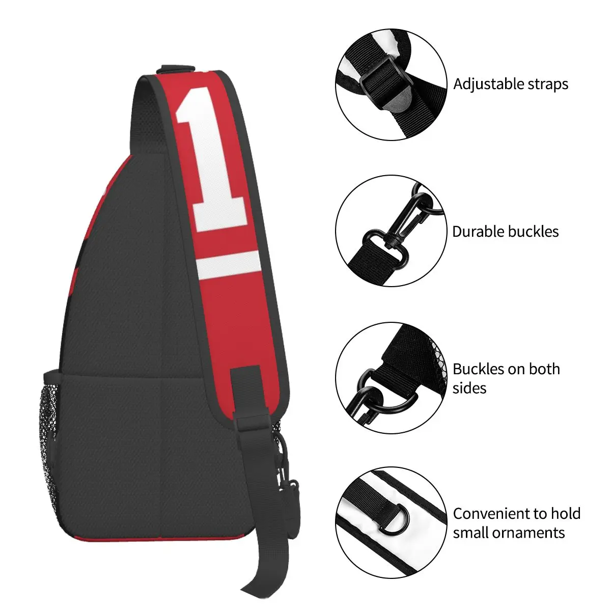 Koszulka Kuroo Haikyuu torba typu Crossbody Sling Bag mała torba piersiowa anime japonia plecak na ramię plecak na wycieczki rowerowe na świeżym powietrzu