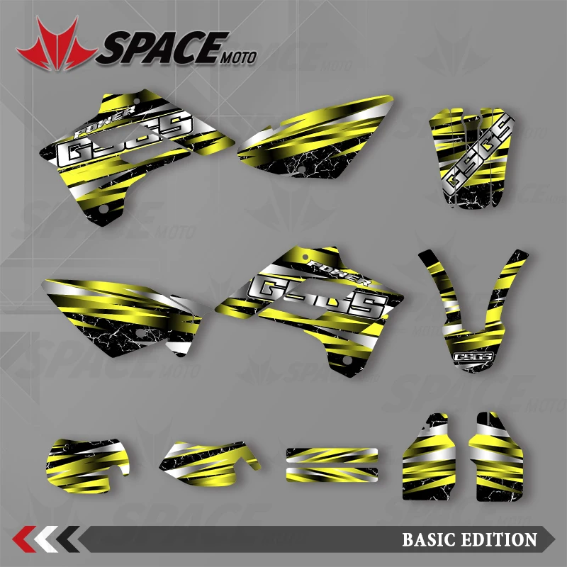 

SPACE Full Graphics Decals Stickers Background Custom Number Name For Gas Gas GASGAS EC 03-06