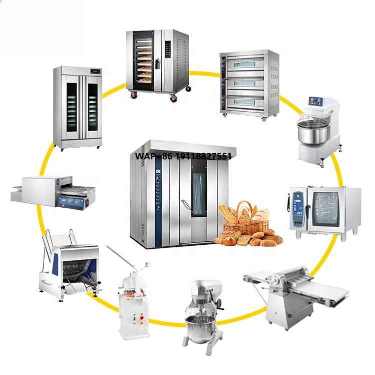 

Factory Price Full Set Bread Making Machine Professional Baking Oven One-stop Solution Baking Equipment Bakery Equipment
