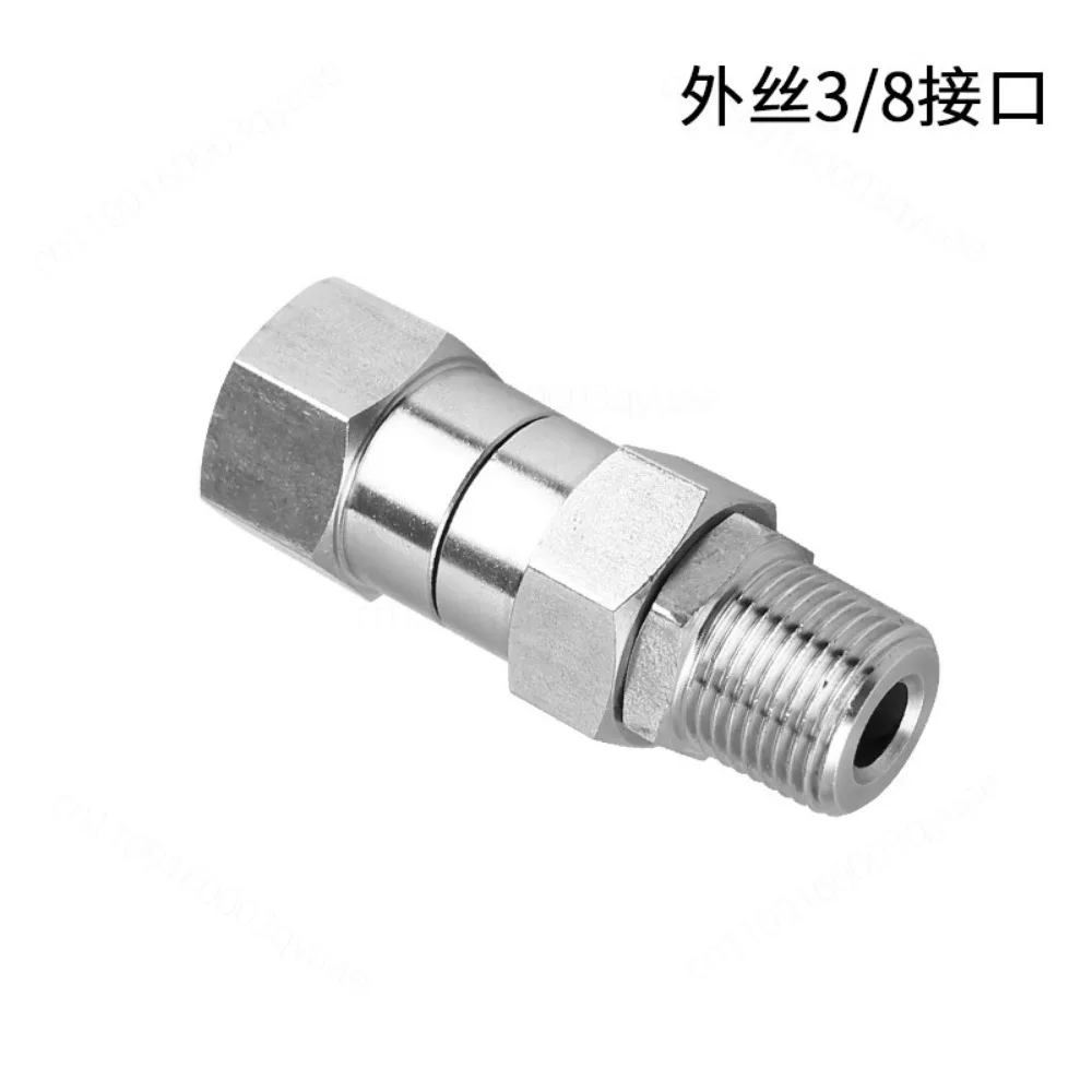 NPT Reducing Adapter 304 Stainless Steel Anti-Tangle High Pressure Connector For Pressure Washer