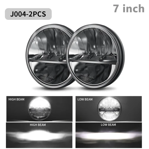 Мотоциклетная Фара BraveWAY 7 Дюймов LED Для Внедорожных Мотоциклов Harley, Honda, Yamaha, Suzuki, BMW