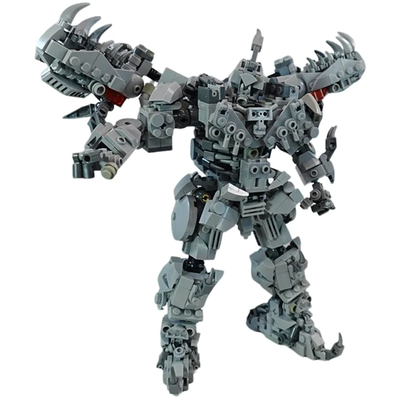 

1075pcs MOC Transformers O E Grimlock Database Sets Model Building Blocks Construction Toy Christmas Gifts DIY Creative Idea
