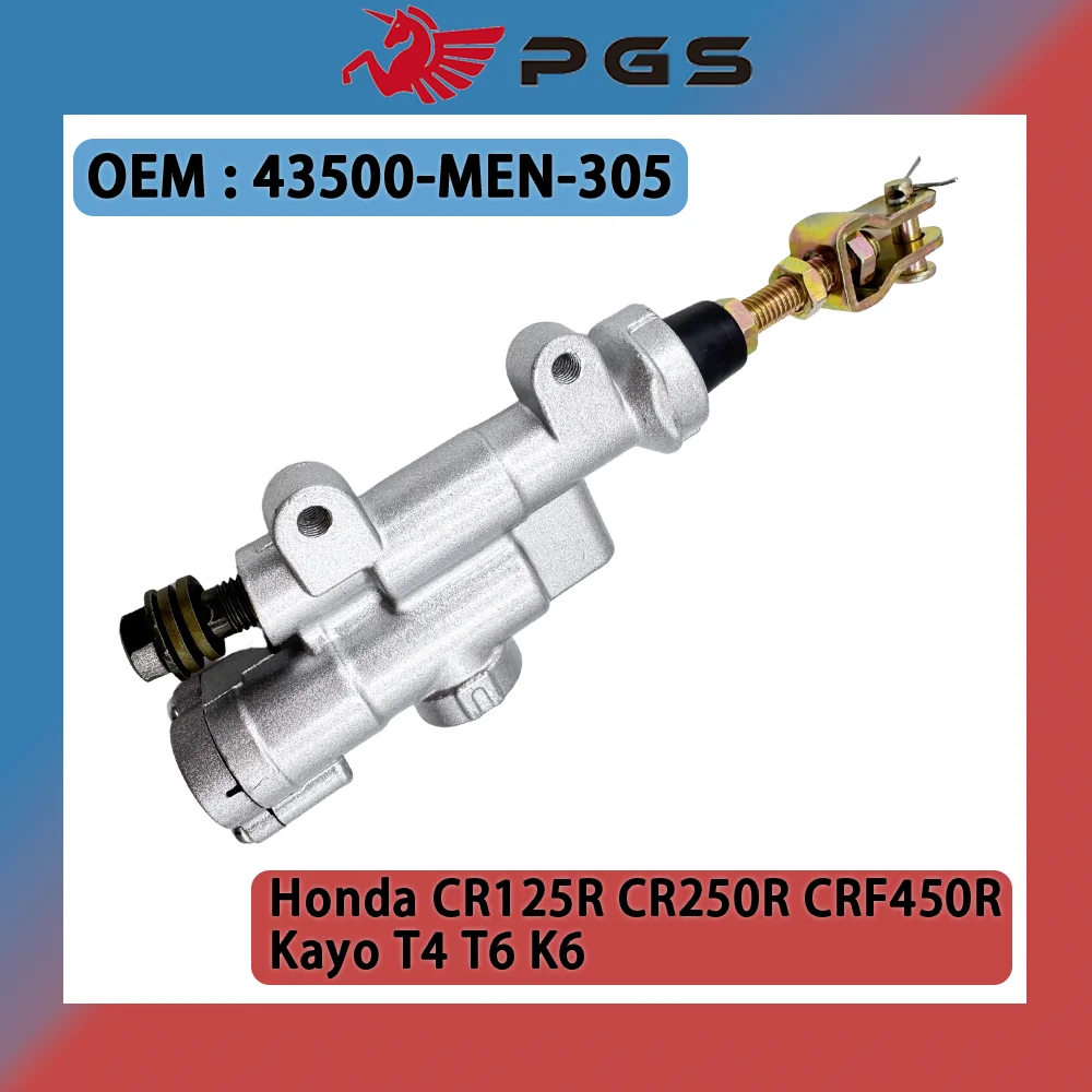 

Главный тормозной цилиндр заднего тормоза для Honda CRF250R 2004-2015 CR250R CRF450R 2002-2015 Kayo T4 T6 K6 43500-MEN-305
