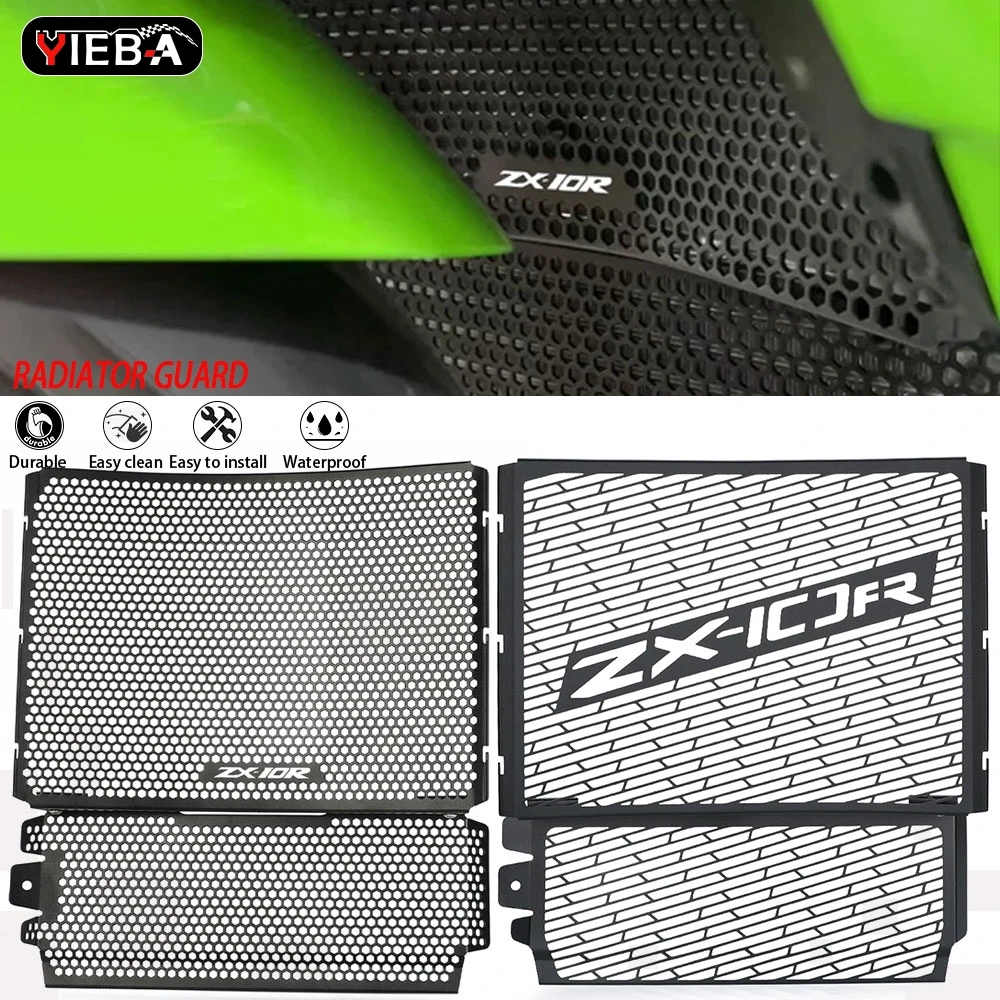 

For Kawasaki Ninja ZX10R ZX 10 R RR ZX 10R 10RR 2021-2023 2024 ZX-10R ZX-10RR ZX10RR 2025 Radiator Guard Grille Protection Cover