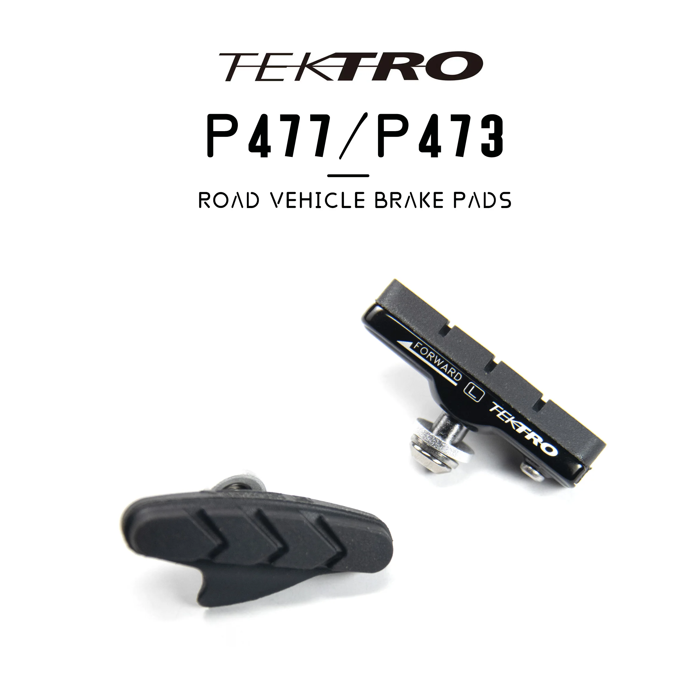 TEKTRO Shoe MTB ROAD Brake Shoes 836.12 P473 P477 Aluminum Rims Pads MTB ROAD Bicycle Brake Aluminum Rims Pads