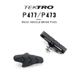 TEKTRO Shoe MTB ROAD Brake Shoes 836.12 P473 P477 Aluminum Rims Pads MTB ROAD Bicycle Brake Aluminum Rims Pads