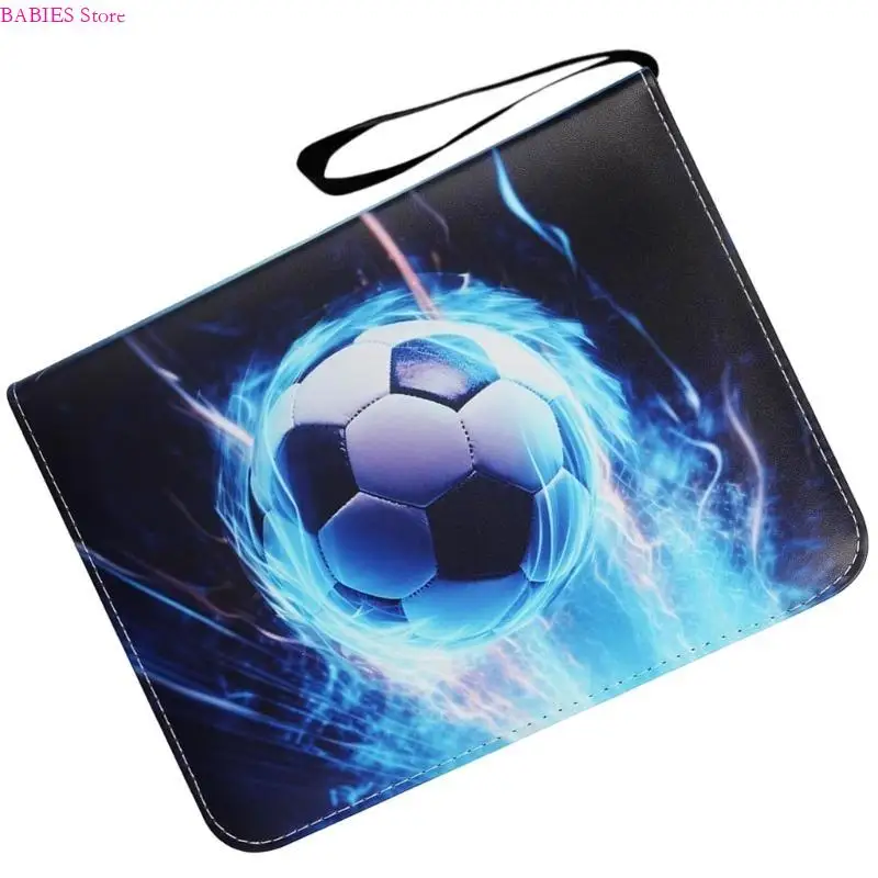 

C9GB Football Card Storage Binder 400 Pockets for Secure Storage Album Convenient Football Card Holder