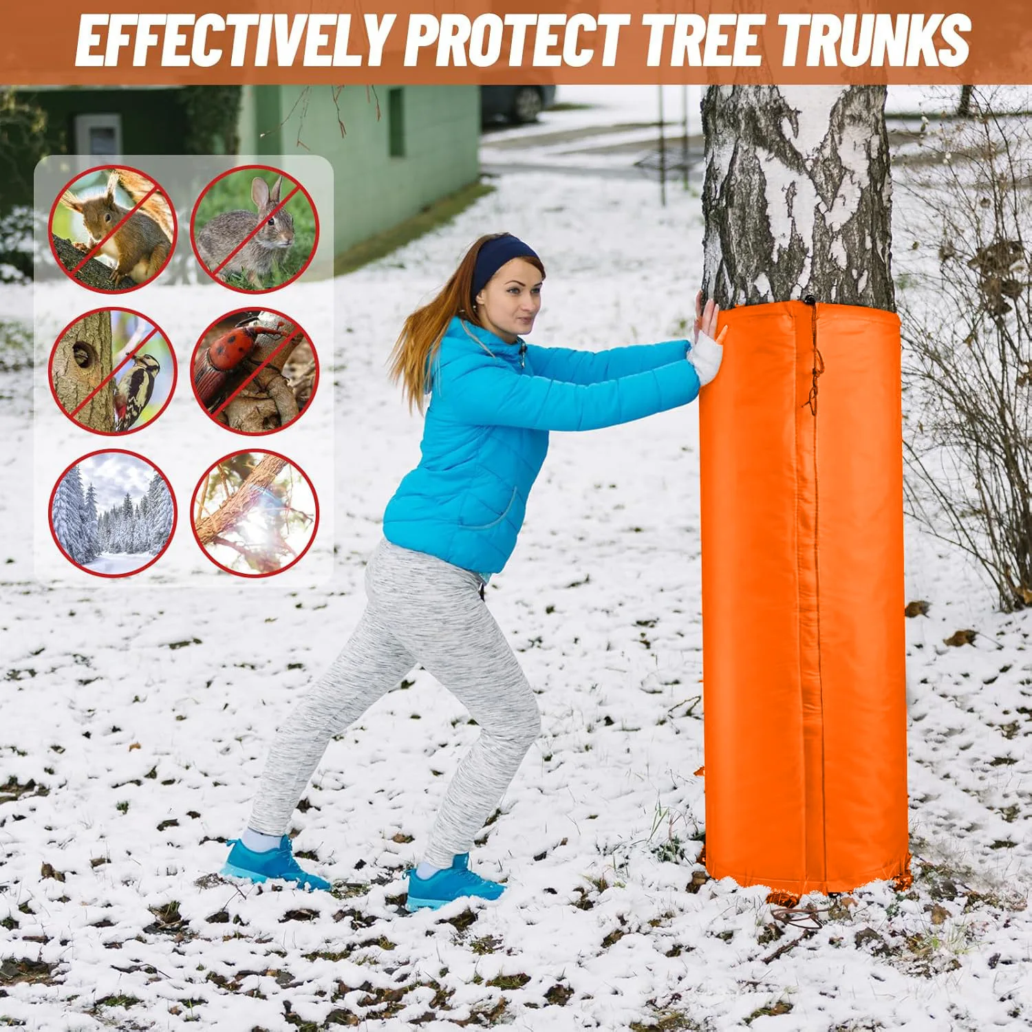 Palm Tree Root Winter Warm Cover, Frost Freeze Protection Plant Root Insulation Sock, Cold Weather Garden Seedling Protector