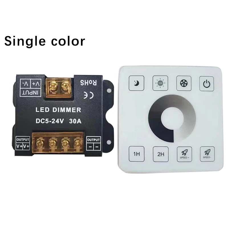 86Touch Panel Remote Control Single Color/CCT/RGB/RGBWW/RGBWC(RGB+CCT) LED Strip Controller wireless RF Switch Dimmer DC5V12V24V