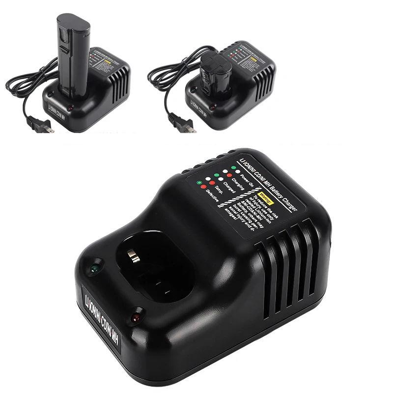 Carregador de Bateria para Paslode Dual Chemistry 6v Ni-cd Ni-mh 7.2v Li-ion Battery 902654li