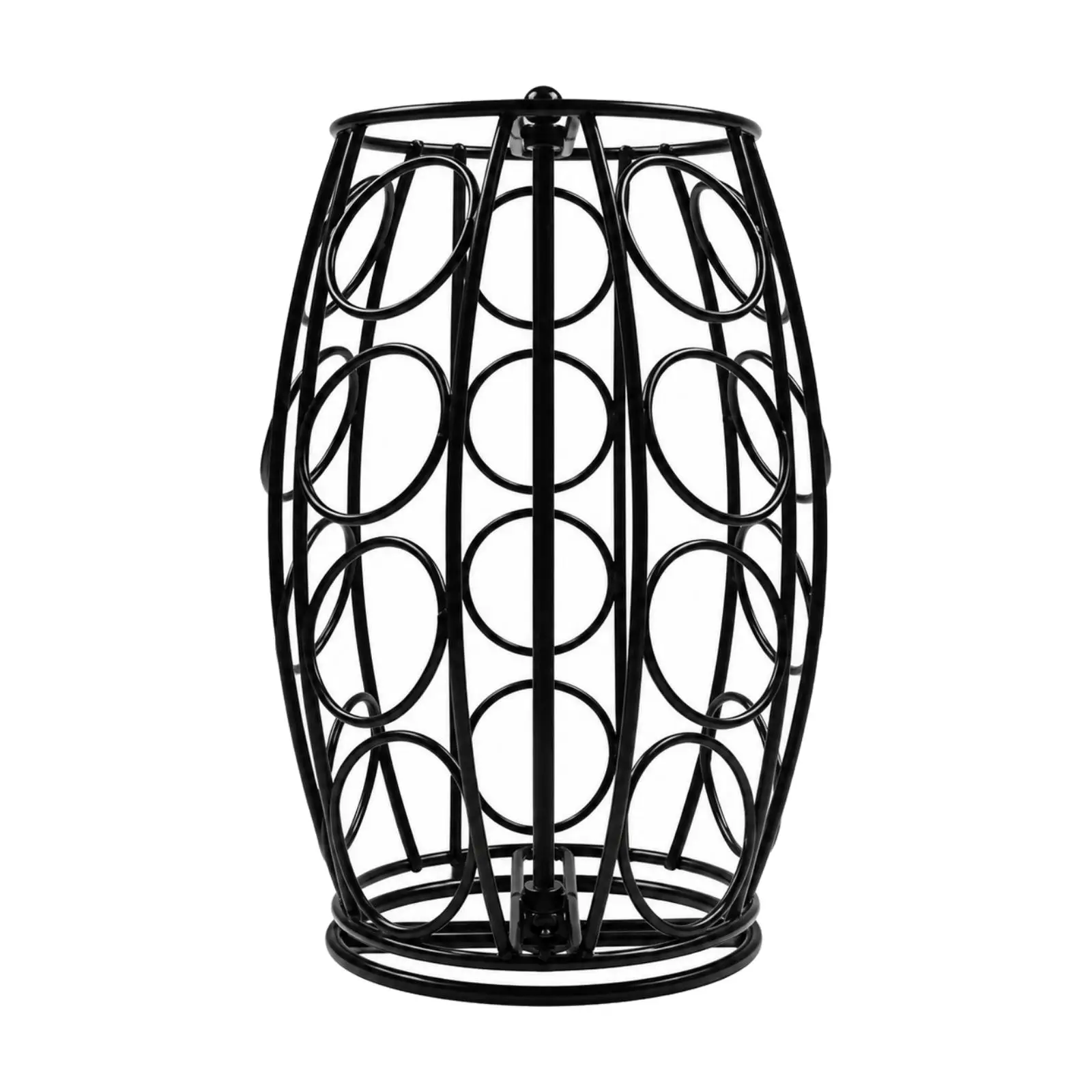 Rotating Carousel Easy Access Coffee Pod Storage Rack with Rotating Base Revolving Coffee Pod Stand Countertop