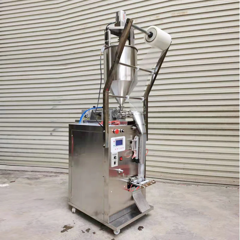 

Automatic Packaging Machinery Three-Side Seal Back Seal Honey Seasoning Vinegar Sauce Chili Oil Packing Sealing Machine