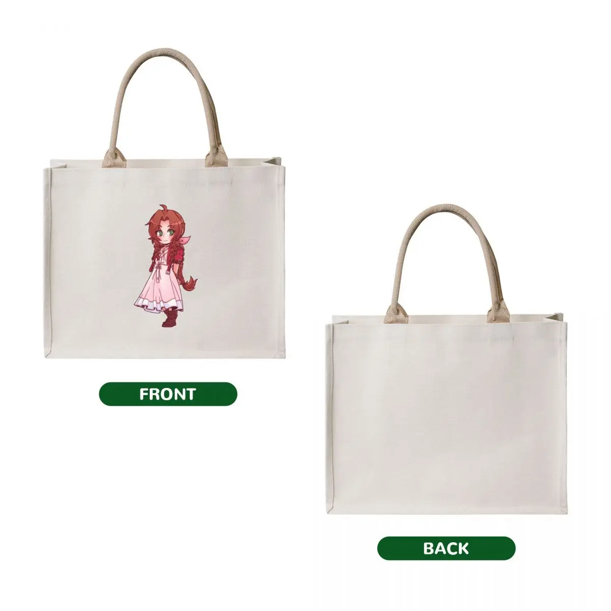 Aerith Tote Bag Cloth bags shopping cart bags the tote bag Women's shopper