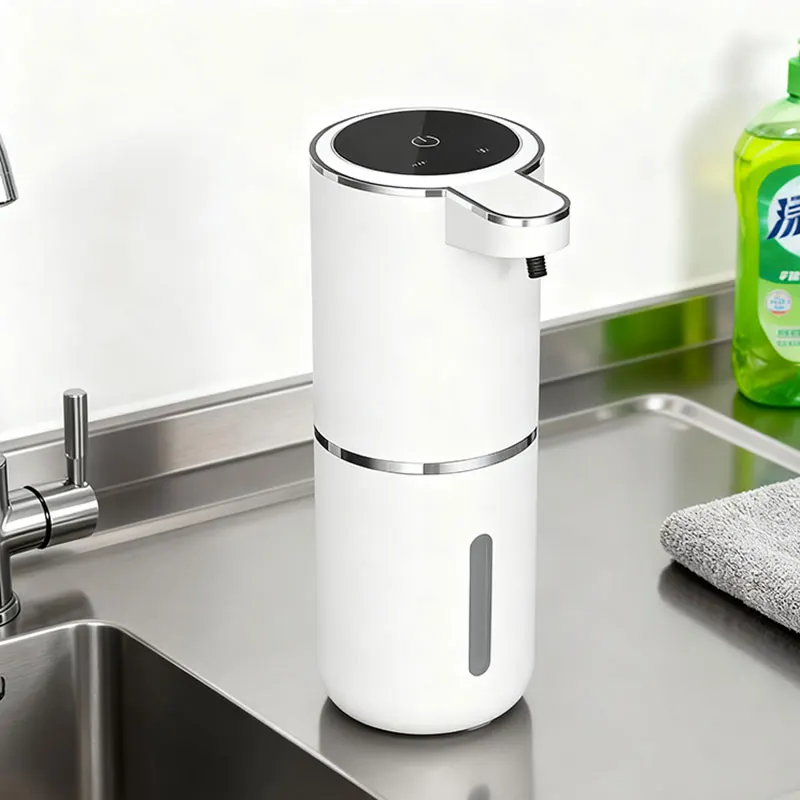 380ML Touchless IPX5 Waterproof 4-Gears Adjustable Foam/Gels Automatic Sense Soap Dispenser Electric Hand Dish Washing Machine