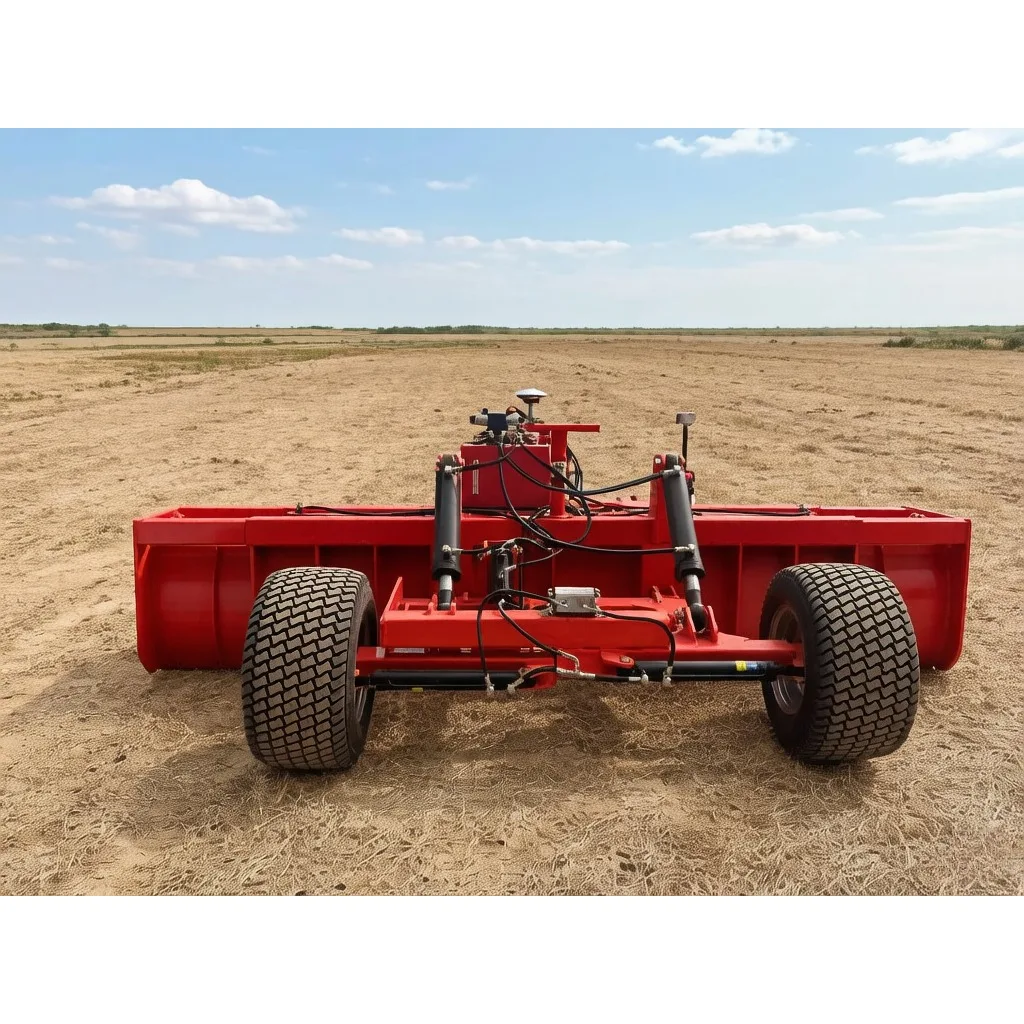 Hot Sale Agricultural Heavy-Duty Steel Adjustable Width Satellite Land Leveler Beidou Control System (3m Telescoping 5m)