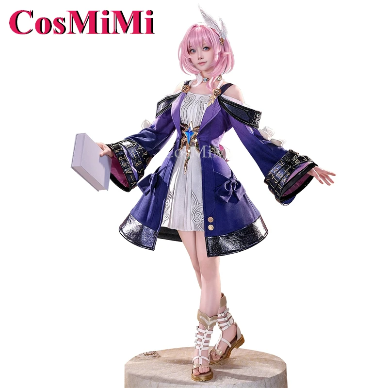 CosMiMi Game Honkai: Star Rail Sirene/Xi Lian أزياء تنكرية رائعة وأنيقة فستان قتالي كرنفال ملابس لعب الأدوار