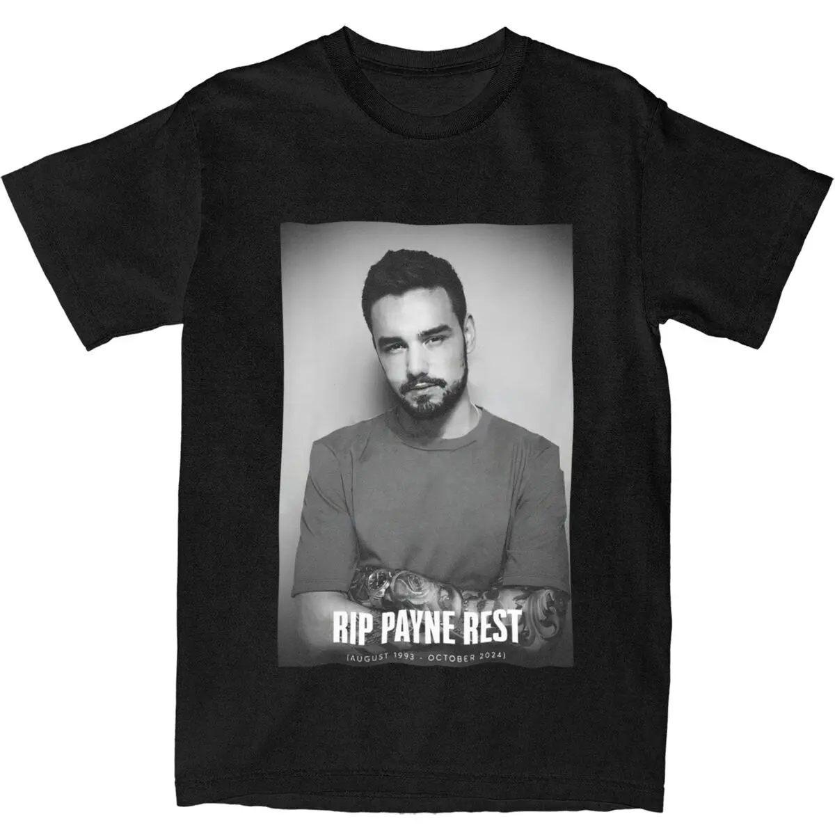 Rip Liam Payne August 1993 October 2024 T-Shirt Summer Y2K Fun T-Shirts Pure Cotton Harajuku Tshirt