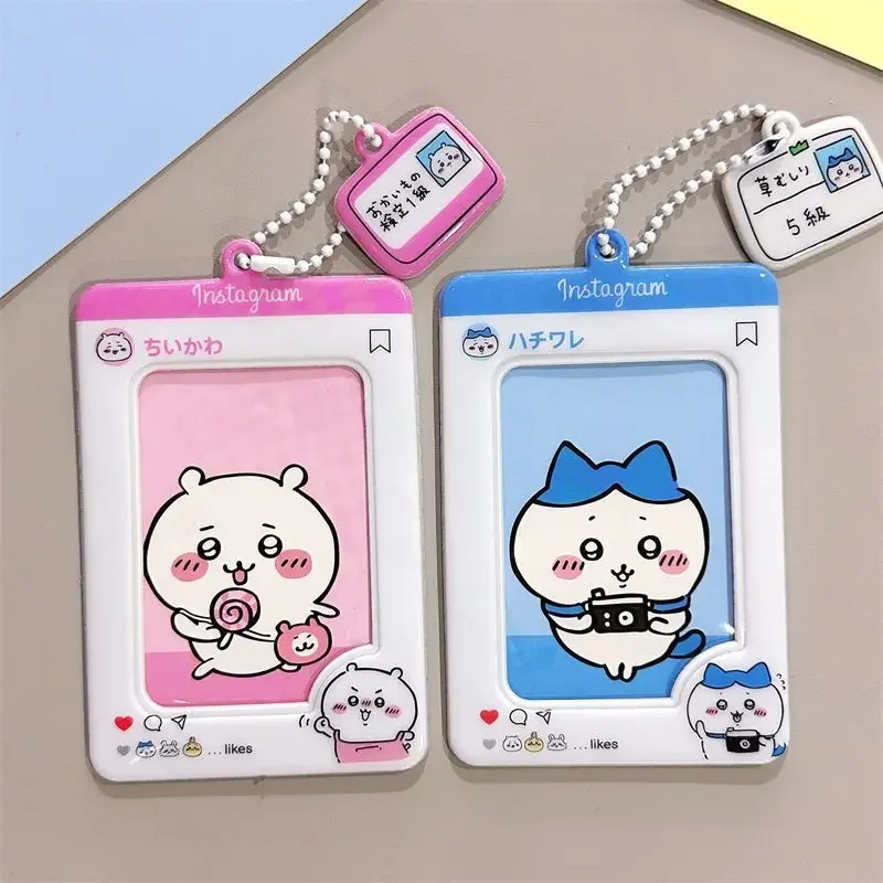 3-inch Small Card Holder Cute Campus  Bus Card  Holder Keychain