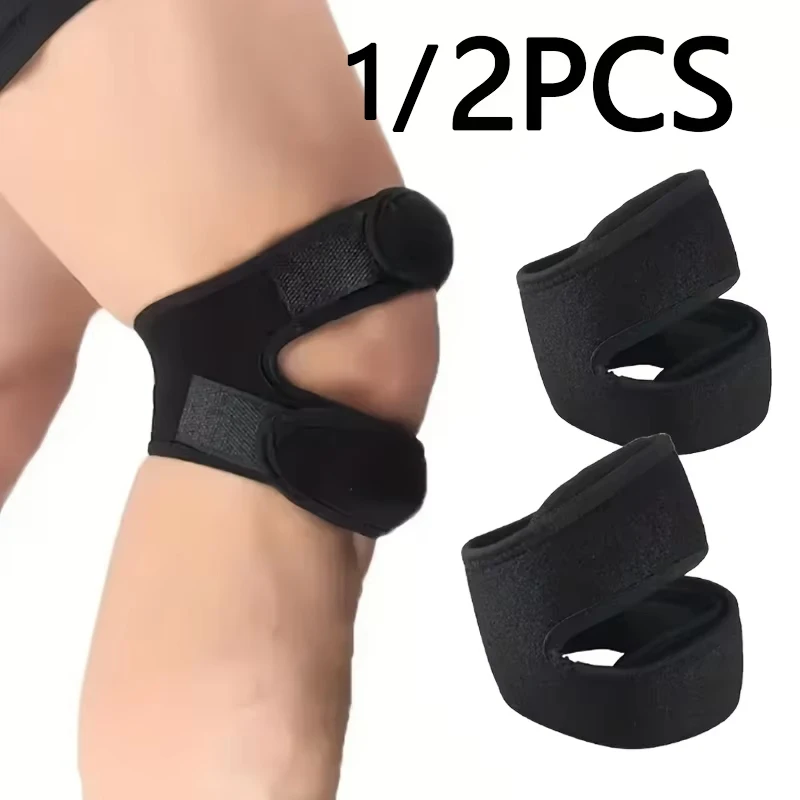 1/2Pcs Adjustable Patella Knee Strap Support Sports Running Basketball Fitness