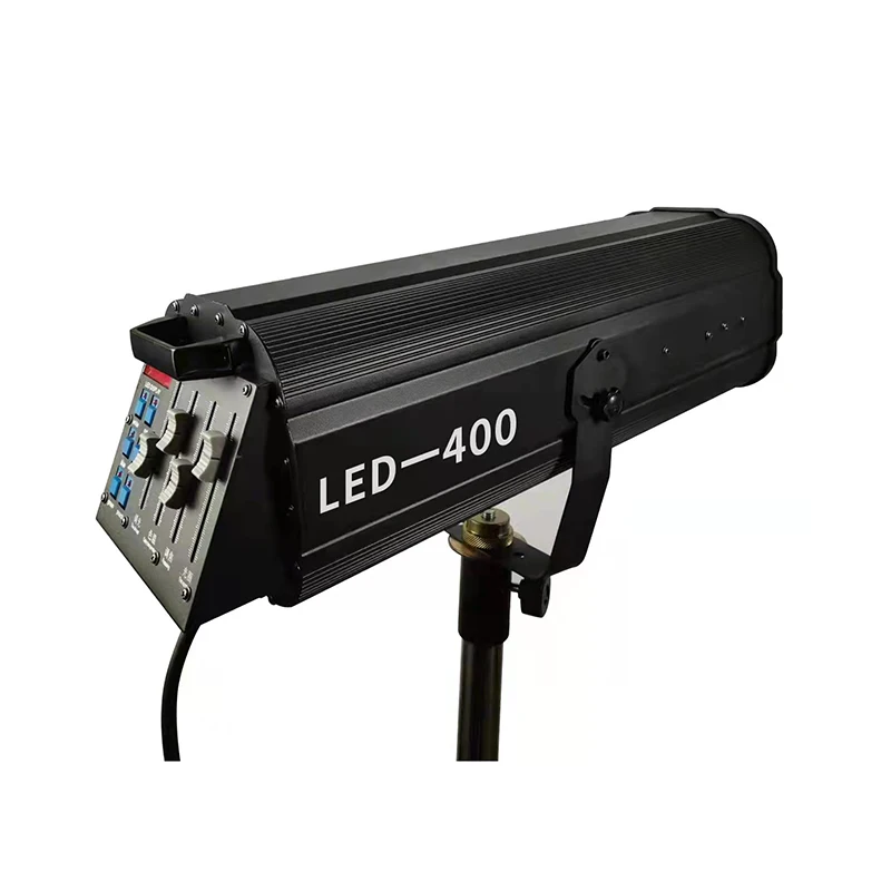 

Professional Stage Led Follow Spot Light 400W Spotlight Floor White Light Follow Led Spot Light