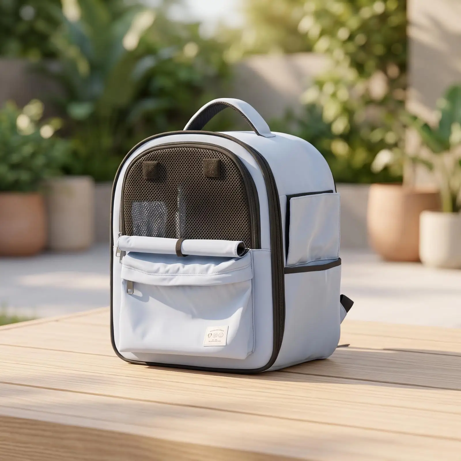 compact-pet-travel-backpack-carrier-for-small-dogs-cats-with-top-handle-and-shoulder-strap-option