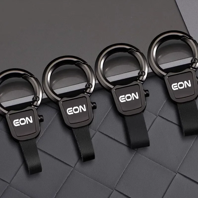 For Hyundai Eon Badge 2025 Keychains Waist Belt Buckle Women Men i30 i40 i10 i20 Car Key Chains Rings Keyring Pendant Gifts