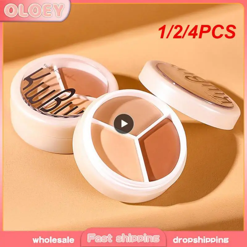 1/2/4PCS Modify Dullness Concealer Face General No Makeup Concealer Thin And Light Waterproof And Sweat-proof