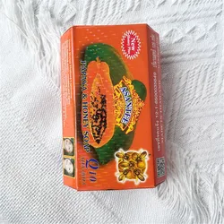 Thailand ASANTEE Papaya Honey Herb Soap Whitening Handmade Soap Lightening Skin Moisturizing Cleansing Anti-aging