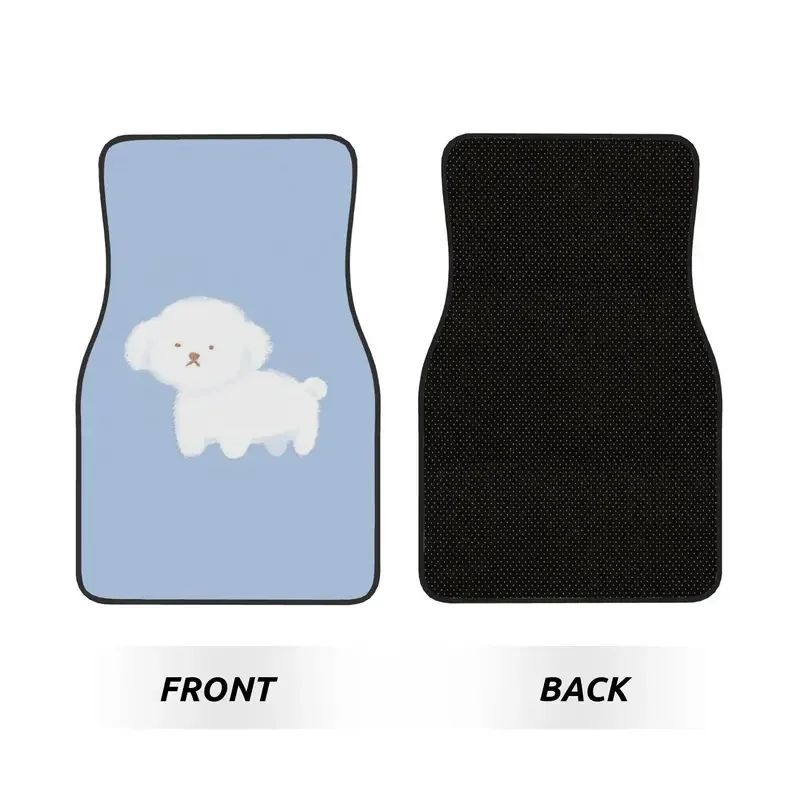 This Set Of Four Car Floor Mats Features An Exquisite Design With Adorable Animal Motifs, Perfectly Tailored With Personalized P