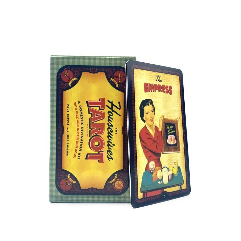 Housewife Tarot Decks mysterious divination Tarot card female girl card game board game English playing cards with PDF guide