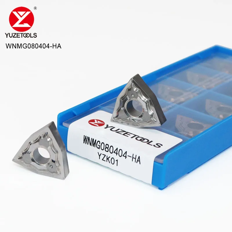 10PCS WNMG060404 WNMG060408 WNMG080404 WNMG080408 External Turning Tools Carbide Inserts CNC Lathe Aluminum Turning Tools