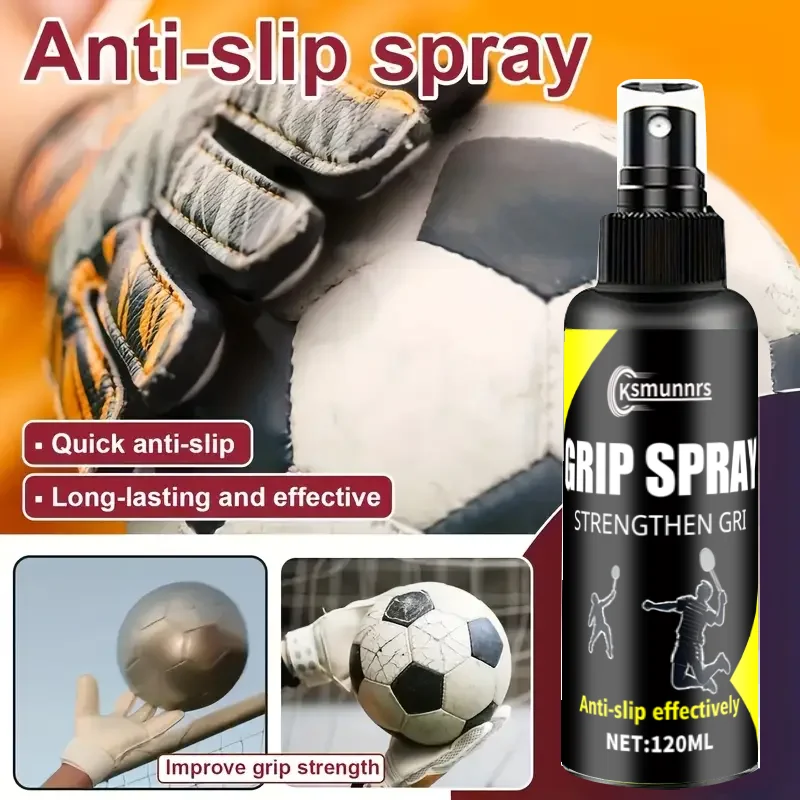 بخاخ رياضي لقفازات كرة السلة، سريع الجفاف، مادة البولي بروبيلين، يزيد من قوة الإمساك، ويحمي سلامة المعصم للرياضيين