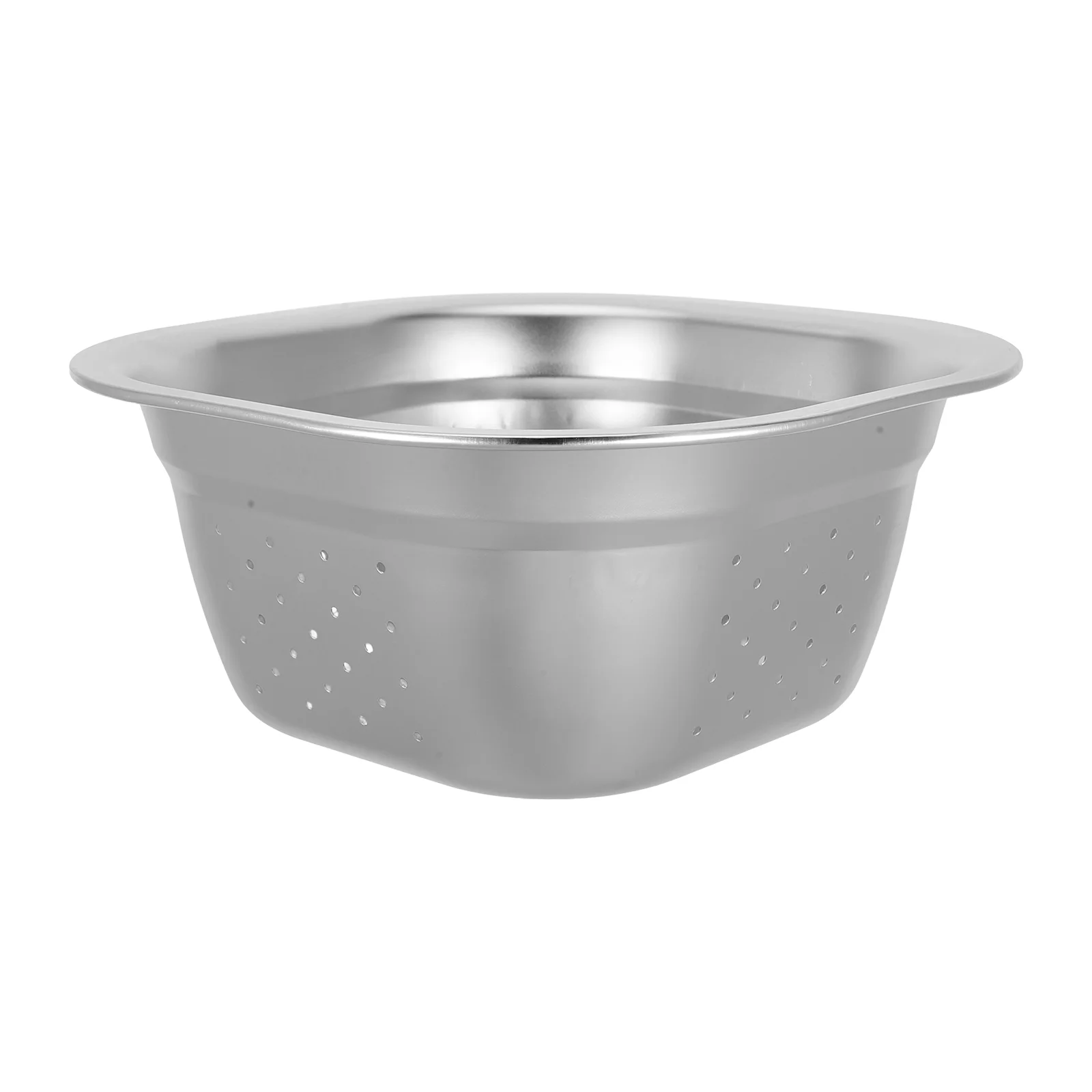 

Noodle Kitchen Sink Noodles Square Colander Bowl 201 Stainless Steel Metal Basin