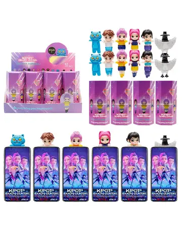 2025 Hot selling K pop Demon Hunters Blind Box Series Anime Figures Ornaments Dolls Fans Children Birthday Gift Random Blind Box
