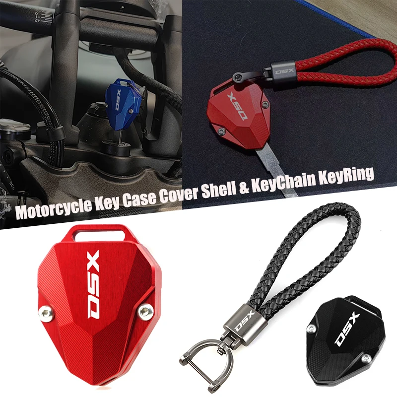 

For VOGE DS525X DS625X DS800X DS850X Rally 300RR 500AC DSX 800 300 625/525 Motorcycle Key Case Cover Shell & KeyChain KeyRing