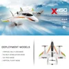 Wltoys-大人用リモートコントロール飛行機,xks x450,2.4g,3d,6g,6ch,固定翼,LED,垂直離陸,rc飛行機,rtf,rc飛行機 2