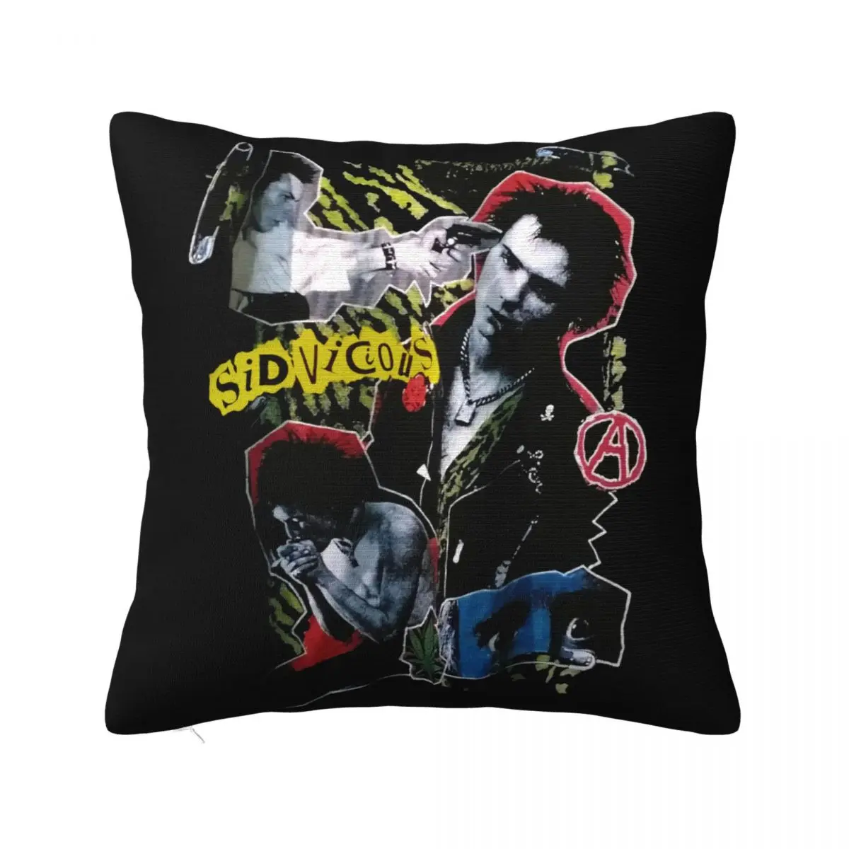 Vintage Sid Vicious Big Print Italian Sweaoutdoor S Women Men 2021 Latest Casual Male Popular Style Pillow Case