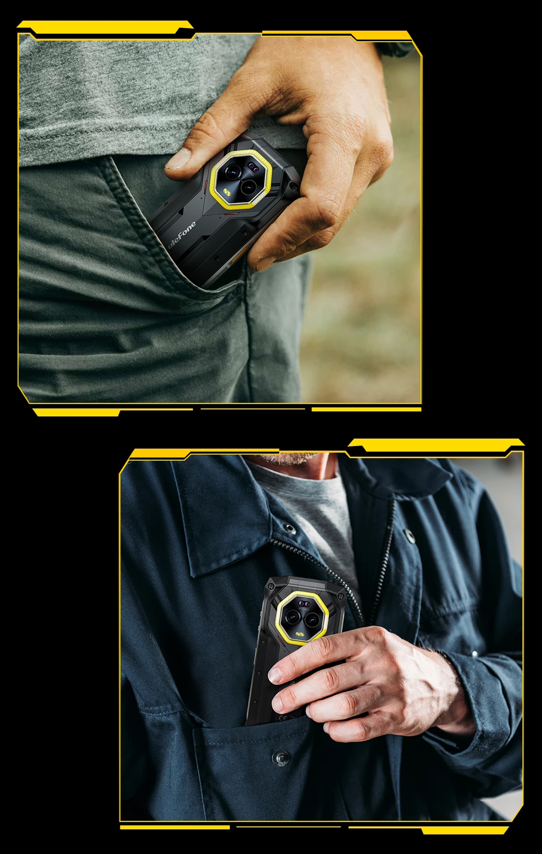 Ulefone Armor Mini 20 4G 4.7" Rugged Phone 64MP Night Camera Android 14 Smartphone 6200mAh Mobile Phone NFC 16GB+256GB 33W G99