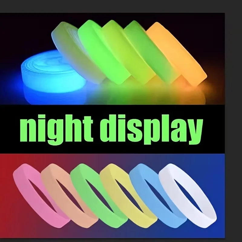 50Pcs [Custom Text] Luminous Silicone Bracelets | Exclusive Custom Silicone Bracelets | from Vibrant Orange to Gentle Pink, Multi-Colored Silicone Bracelets Can Be Customized with Your Own Text It Is Both a Fashion Accessory That Showcases Your Unique Style and a Distinctive Identifier for Social Occasions, Birthdays, Coming-Of-Age Ceremonies, and Website Promotions.