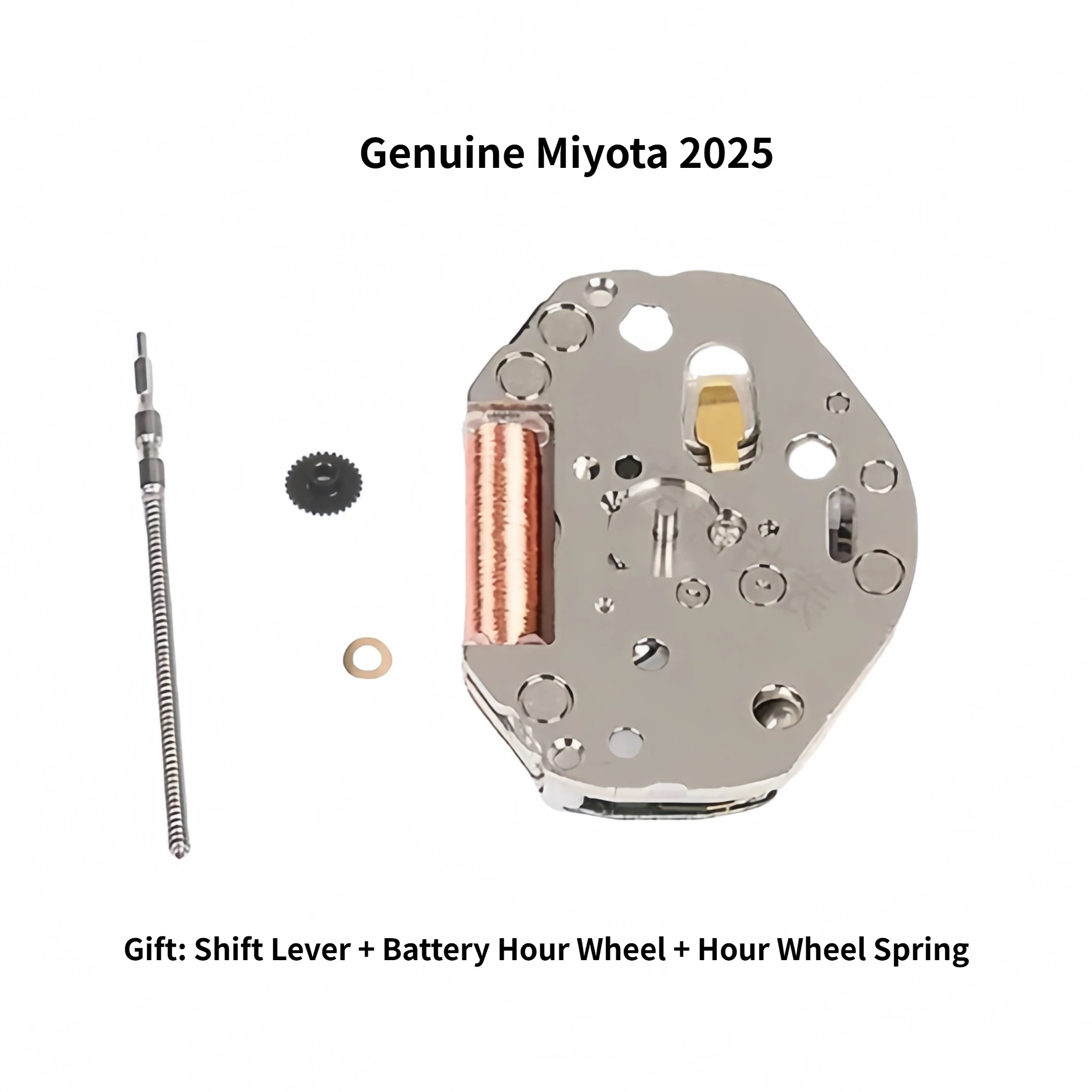 

Miyota 2025 Import Quartz Watch Movement with Battery/Stem 2 Hand Genuine Original made in Japan Miyota 2025 movement
