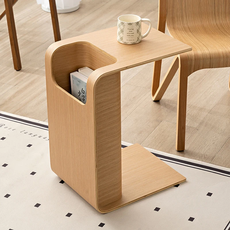 

Декоративный журнальный столик для гостиной, современный минималистичный, с местом для хранения, в скандинавском стиле, легкий люкс, маленький чайный столик-стеллаж