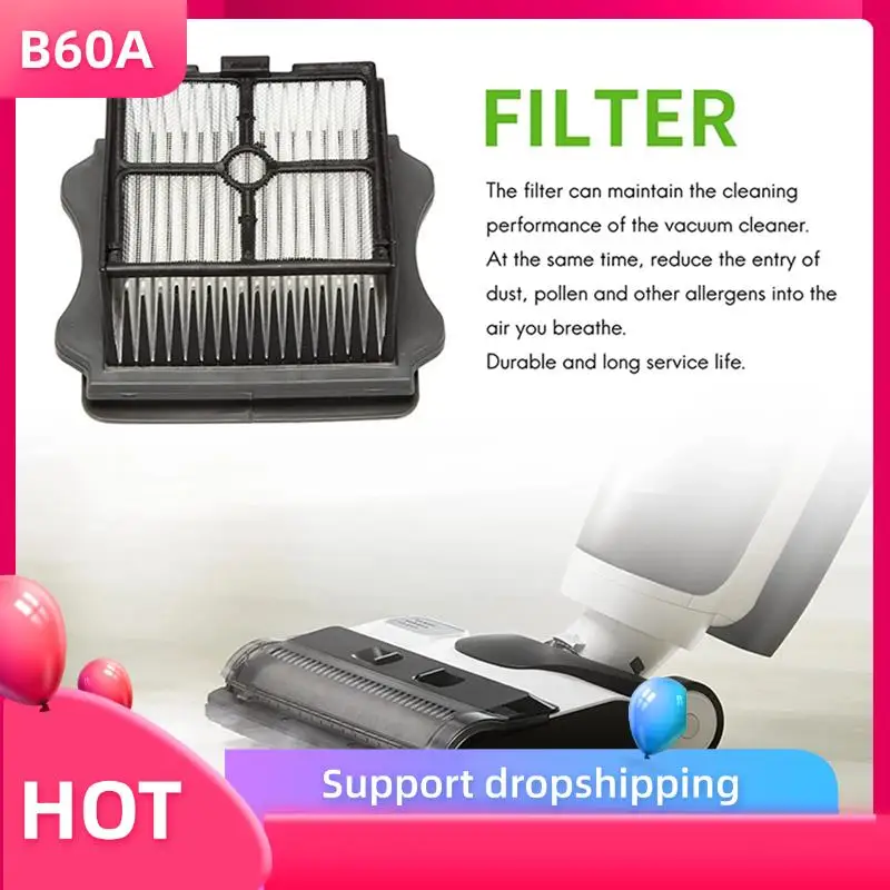 

B60A For Tineco Ifloor 3 / Floor One S3 Cordless Wet Dry Vacuum Cleaner Replacement Parts Roller Brush Hepa Filter