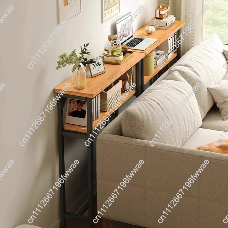 For Small Narrow Table By The Wall, Bedside Locker Storage Cabinet Shelf Behind The Sofa Narrow Crack, Long Table