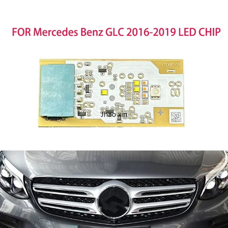 Ojos de Ángel blancos para Mercedes Benz GLC LED 2016-2019 cabeza de coche Angel Eyess DRL Chip balastro placa de circuito Ojos de Ángel fuente B