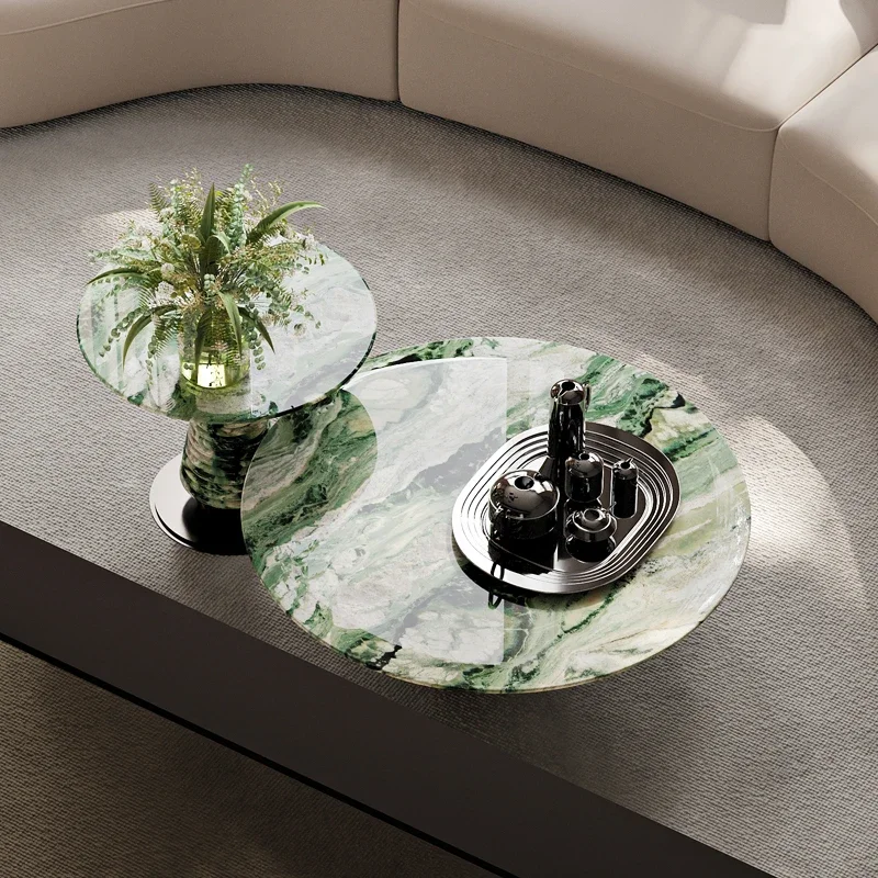 

Luxury Nordic Coffee Table Simple Cheap Aesthetic Minimalist Standing Coffee Table Italian Designer Glass Couchtisch Furniture