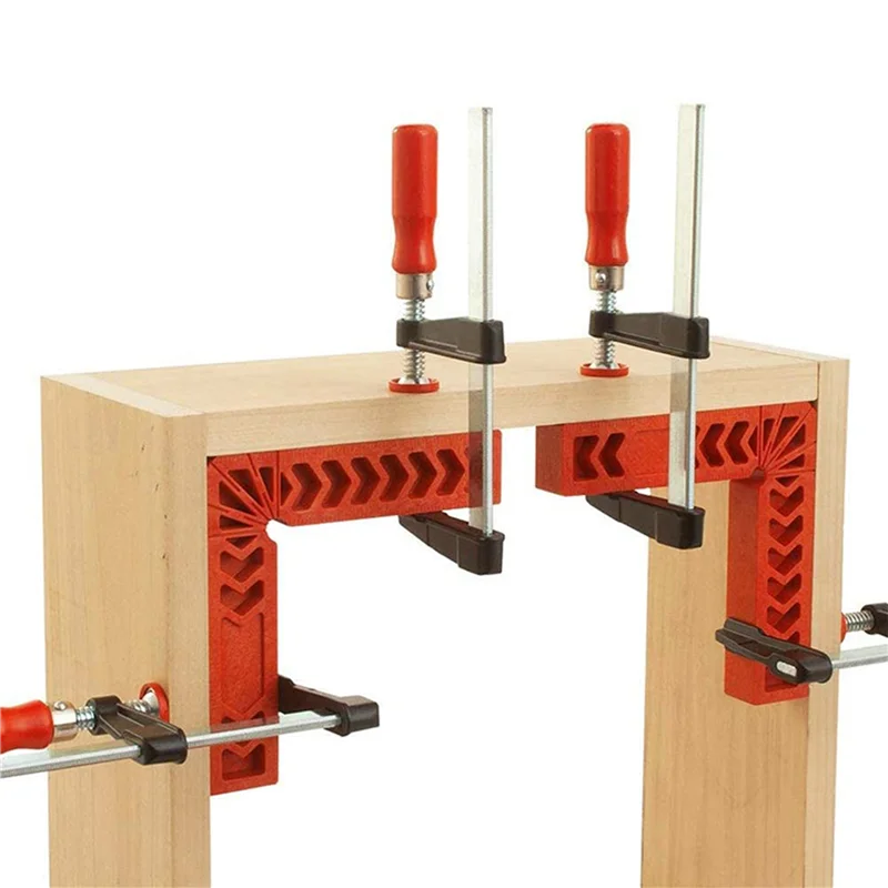 

B97A-40Pcs Positioning Squares For Woodworking, 90 Degree Corner Right Angle Clamps Carpenter Corner Clamping Square Tool