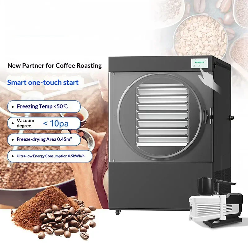 Small Home Vacuum Freeze Dryer, Lyophilization Machine for Candy, Cordyceps, Fruits & Vegetables
