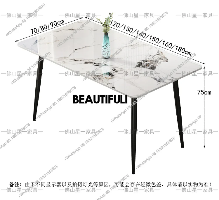 High Legs Design Dining Tables Square Black Cheap Modern Wooden Dining Tables Luxury Space Saving Mesa Comedor Home Furniture
