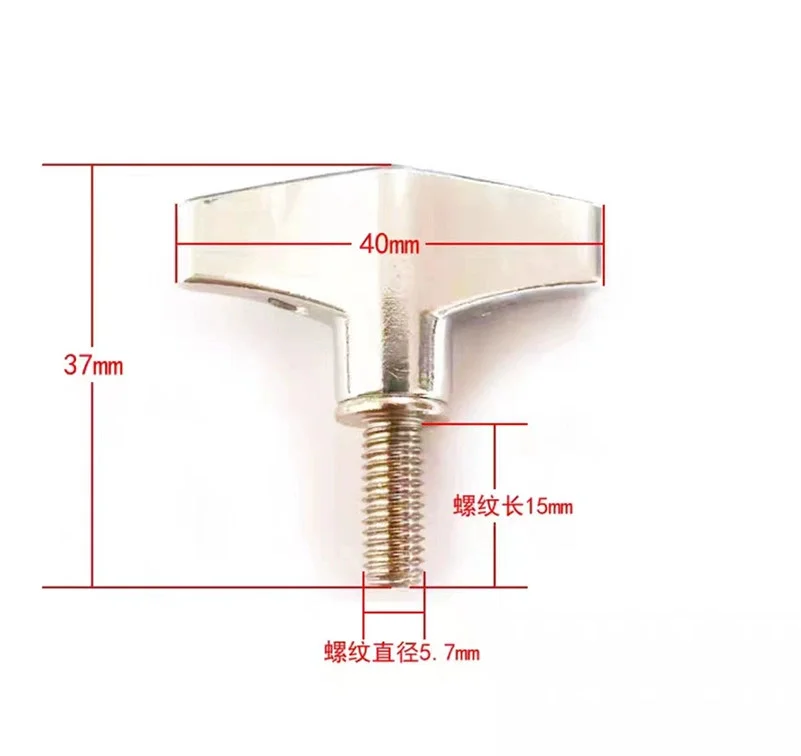 

2pcs Drum Set Cymbal Stand Knobs Durable Replacement Wing Nut Tool For Percussion Hardware Compatible With Various Drum Sets